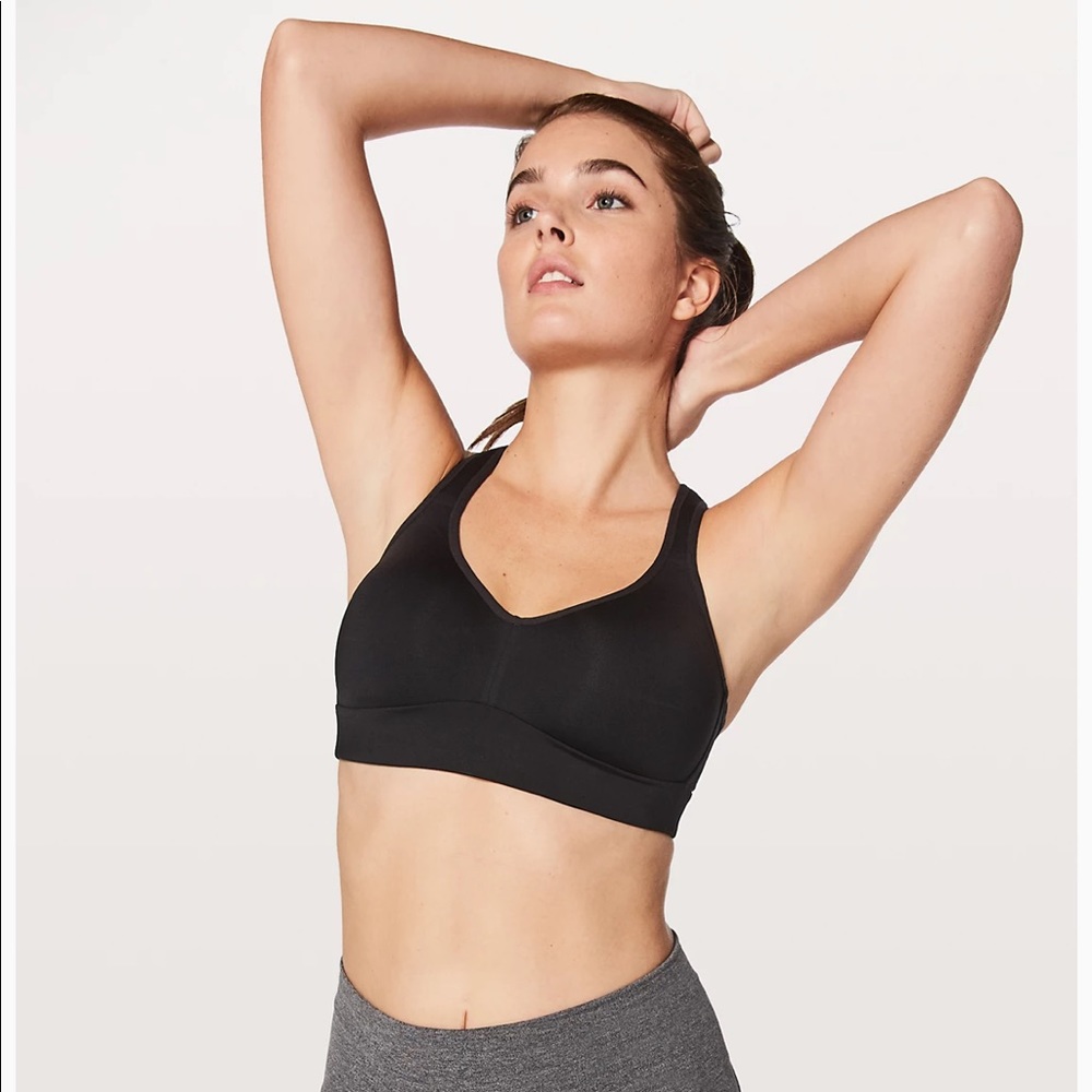 Lululemon NEW speed up sports bra black racerback